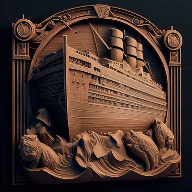 3D model Titanic VR game (STL)